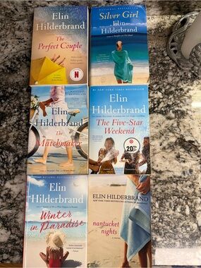 Elin Hilderbrand Paperback Lot of 6 Perfect Couple Silver Girl Matchmaker Nantuc